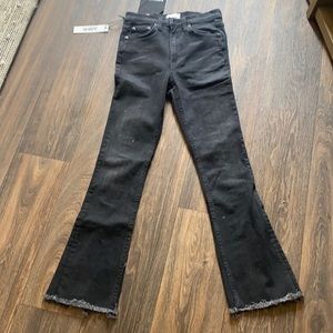 NWT High Rise Boot Jeans in Black